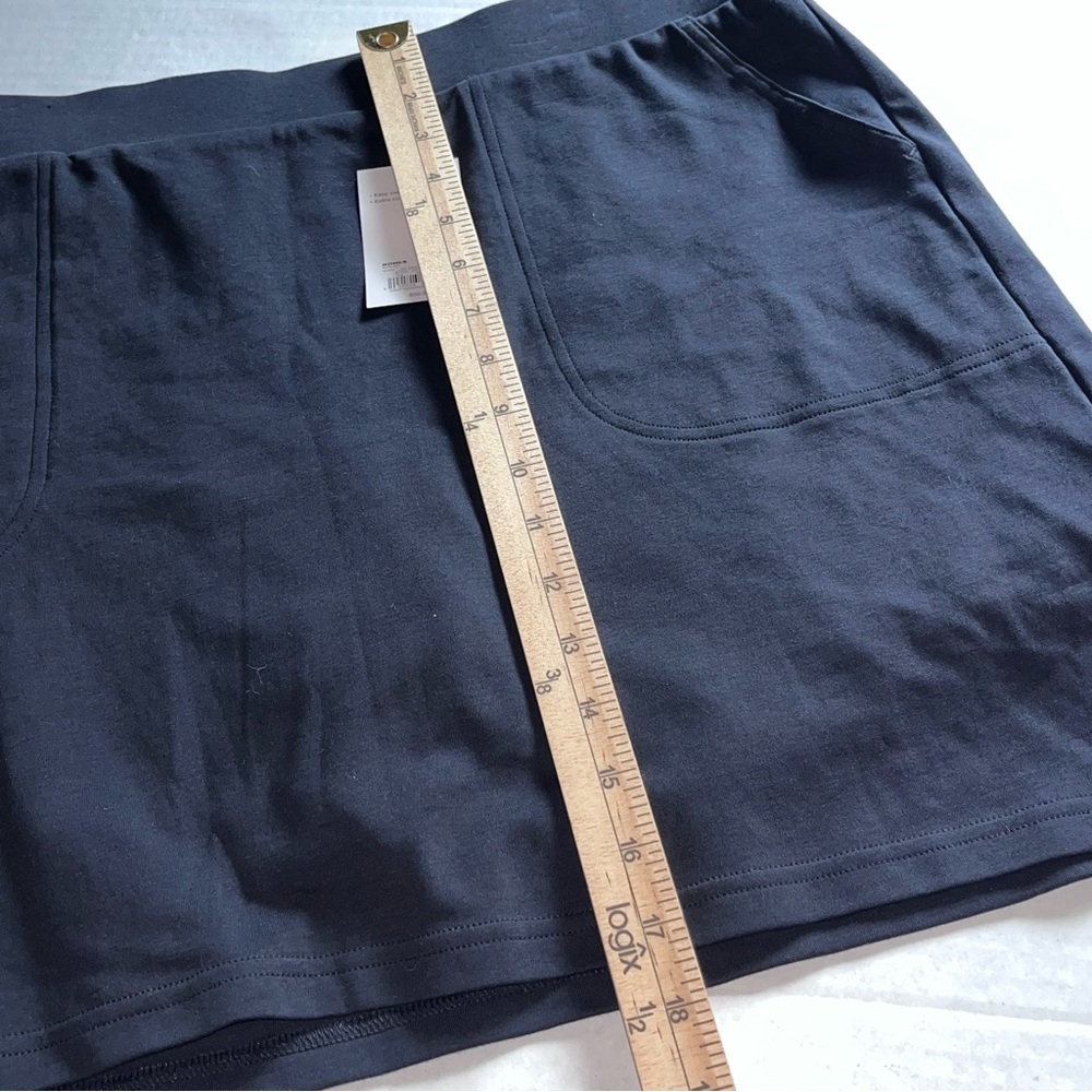 Croft & Barrow Black Midrise Large Easy Pull On Skort New with Tags - Picture 7 of 12